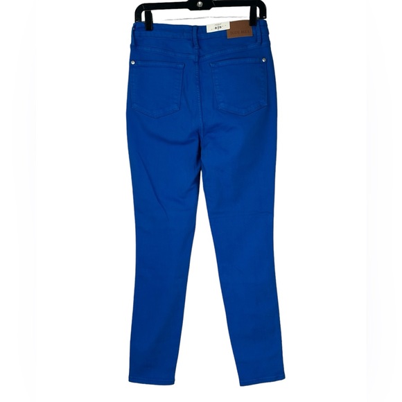 NEW Judy Blue Tummy Control HighWaist Skinny Garment Dyed Cobalt Blue Pant 9/29 - Picture 3 of 13